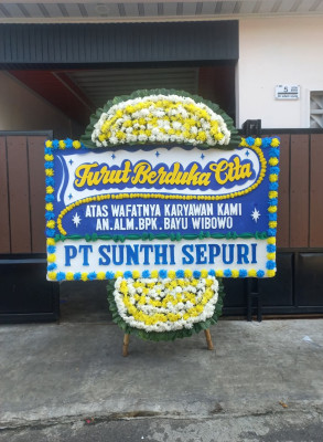 Papan Bunga Duka di Kaliasin